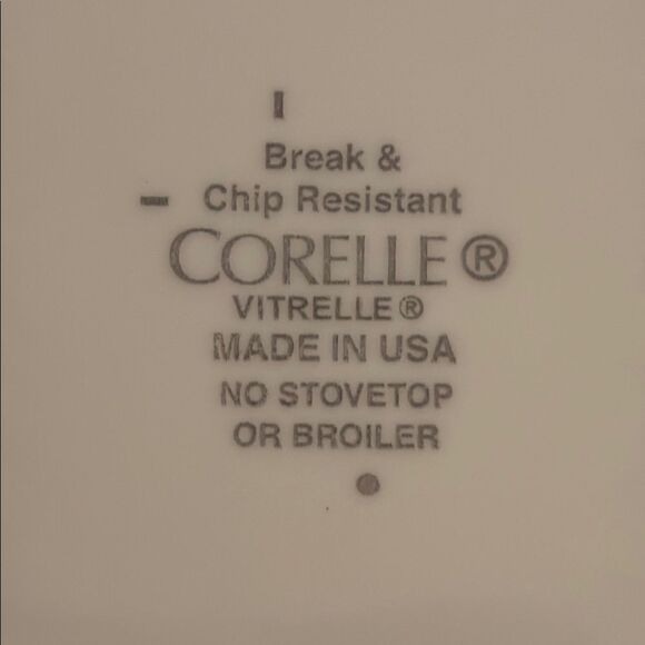 Vintage Corelle Cream Dessert/Salad Plates Set of 3 - Picture 2 of 3